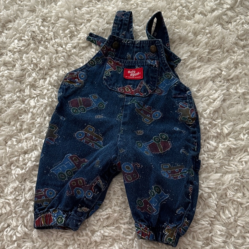 OshKosh B'gosh Vintage Car Overalls